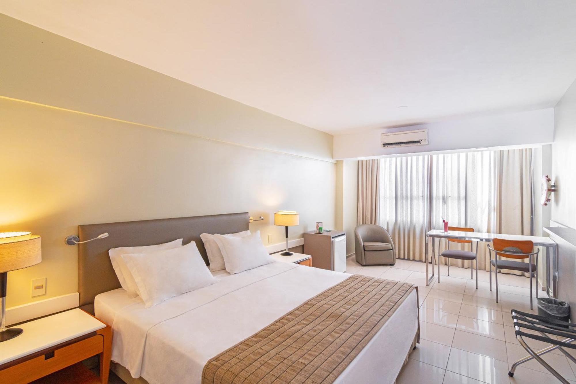Seara Praia Hotel ฟอร์ตาเลซา ภายนอก รูปภาพ A room at the hotel