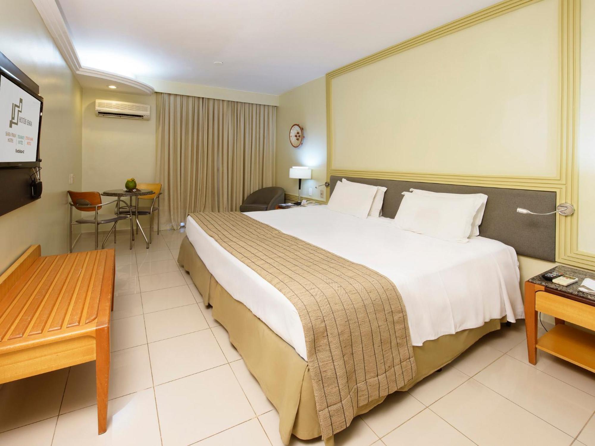 Seara Praia Hotel ฟอร์ตาเลซา ภายนอก รูปภาพ A room at the hotel