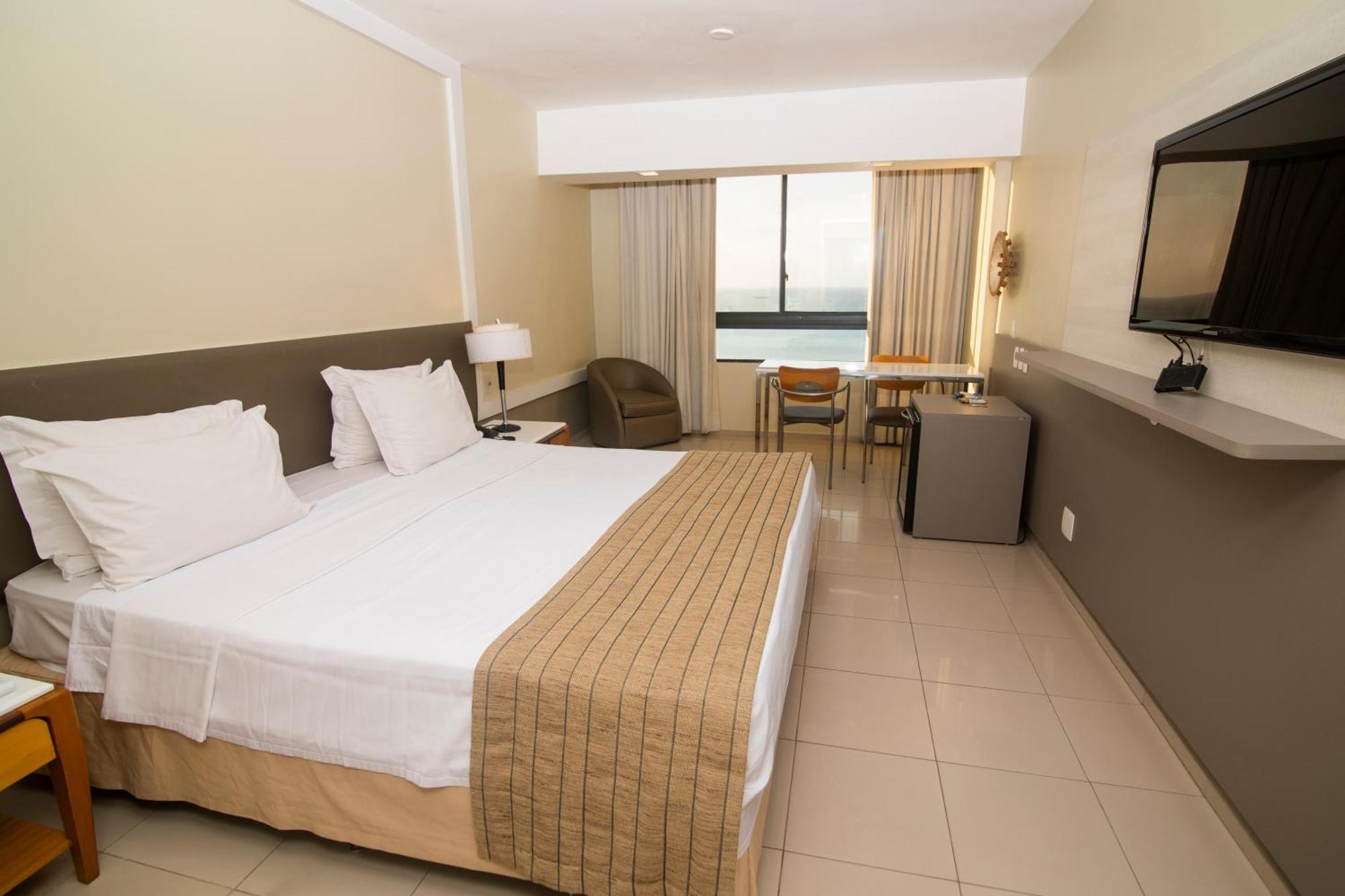 Seara Praia Hotel ฟอร์ตาเลซา ภายนอก รูปภาพ A room at the hotel